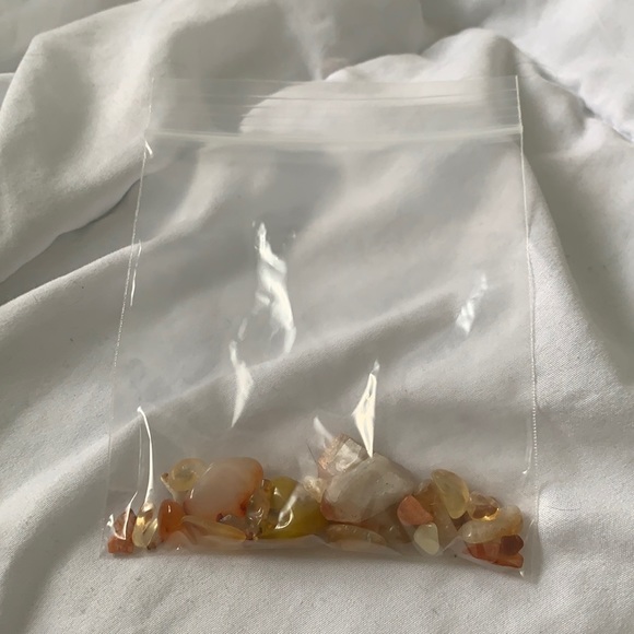 Mixed Yellow/Orange Stones and Crystals - Picture 1 of 2